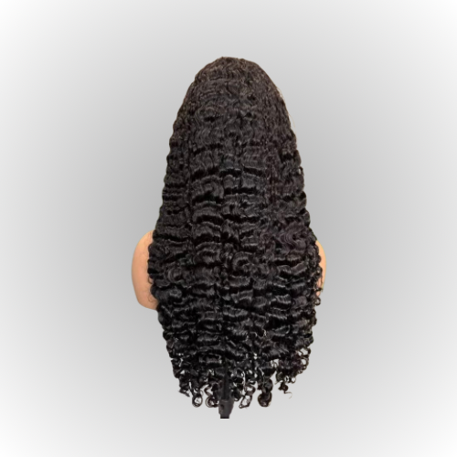 Natural color Virgin Hair 5x5 Transparent Closure Wigs